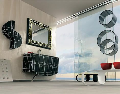 Elegant Minimalist Furniture of Bathroom Interior Design