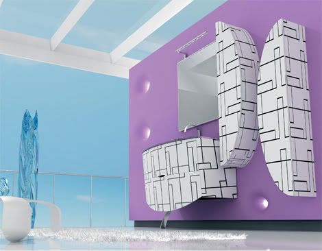 The Nova Linea: Contemporary and Unique Design Furniture of Bathroom 5