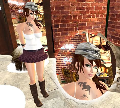  Papillon (lucky board) Also stilettos and several outfits at 1L$  . Tattoo 