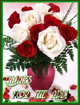 Thanks for the Add - Red &amp; White Roses - 275x360px JPG