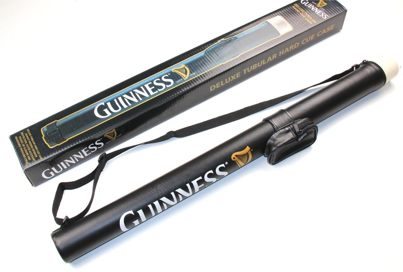 Limited Edition Deluxe GUINNESS Tubular 2pc Snooker Pool CUE CASE eBay