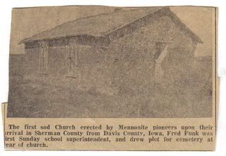 Sherman County Kansas Sod house