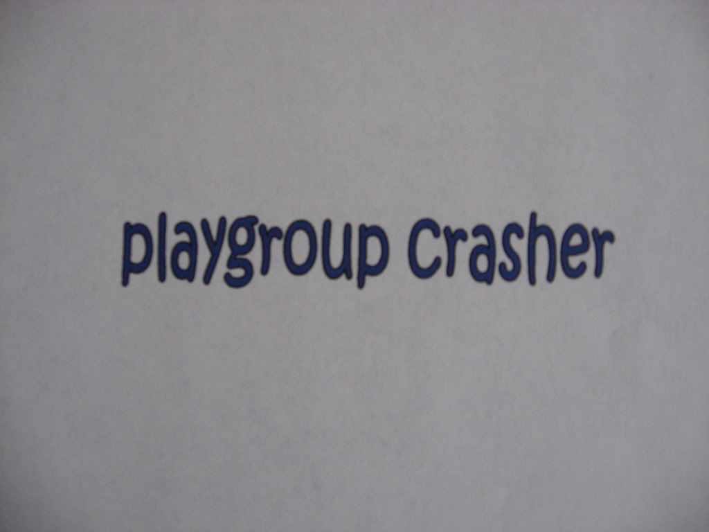 Playgroup Crasher