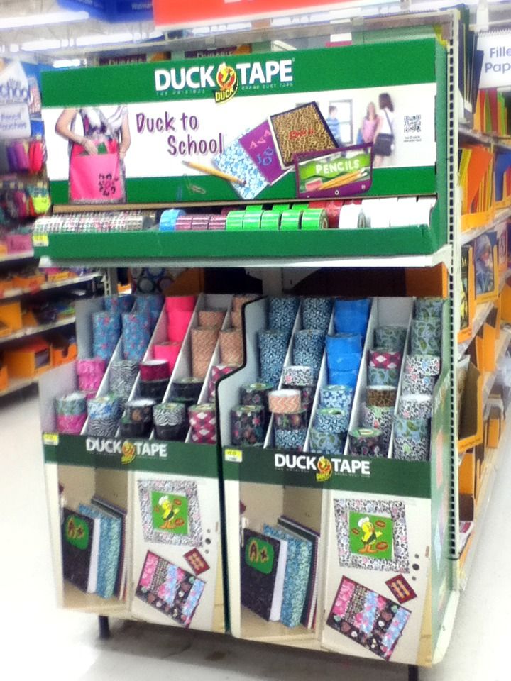 Walmart Duck Tape Display