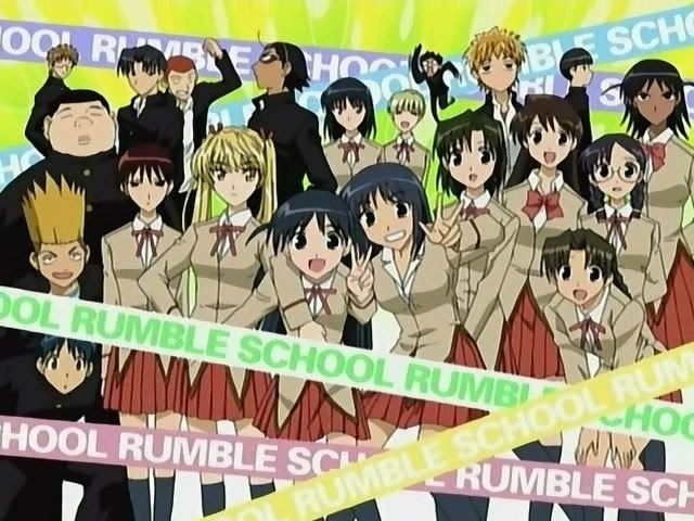 school rumble characters. School Rumble is a very good
