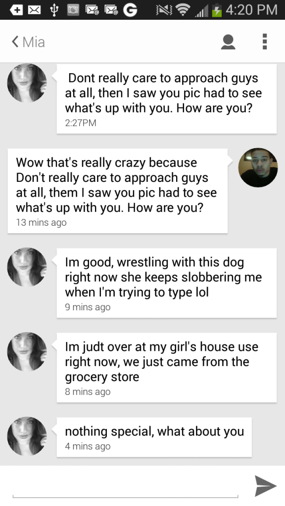 Dating site copypasta