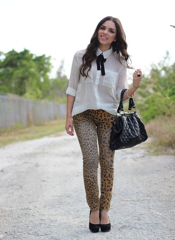A classic take on leopard jeans... | Nany's Klozet