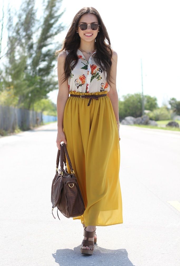 Floral and mustard! | Nany's Klozet