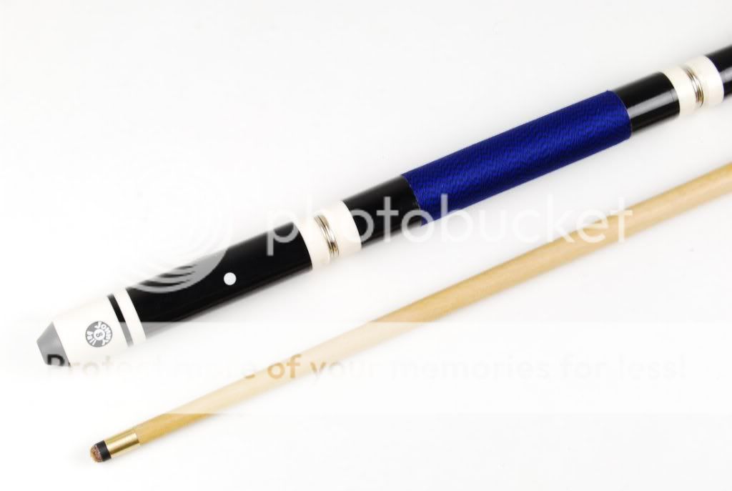 Jonny 8 Ball BLUE 4pc Hardwood Adjustable Snooker Pool Cue   18 21oz 