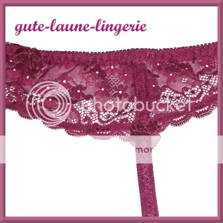 Strapsgürtel Strapshalter bordeaux Spitze Gr 44 46 NEU