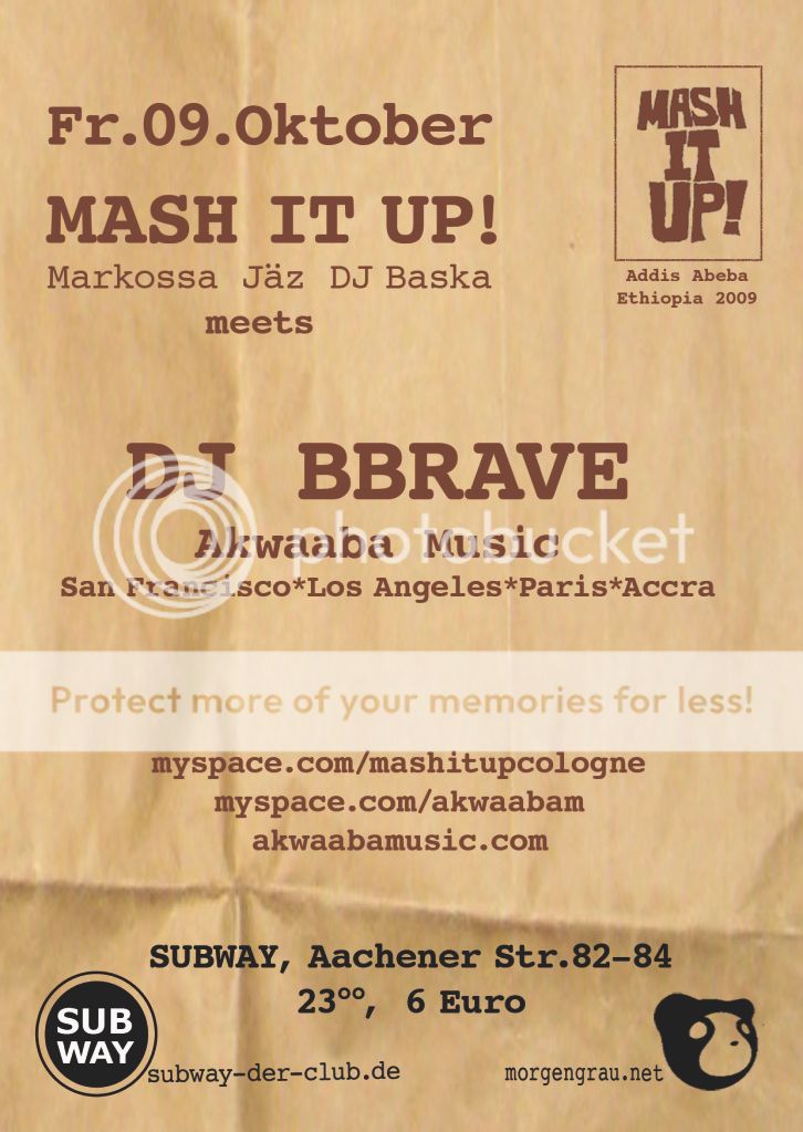 10/09 DE: BBRAVE @ Mash It Up Cologne